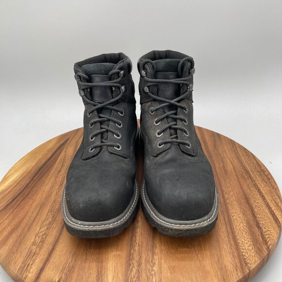 Wolverine Floorhand WP Steel Toe Boots Mens Size 9 M Black Leather Work Safety main image 8